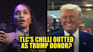 WATCH TLC s Chilli SCRAMBLES After Trump Donation Backlash