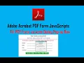PDF Form JavaScript Fill PDF Form Text Fields via Acro-Dialog Pop-up Box