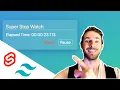 Stopwatch Timer Tutorial using Svelte and TailwindCSS