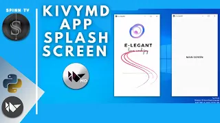 KivyMD Create A Splash Screen For Your App Welcome Screen Loading Screen Multiple Screens