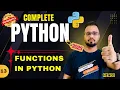 Python Tutorial in Hindi - Functions