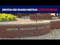 First Denton ISD board meeting since student stabbing