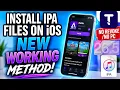 NEW METHOD How to Install IPA Files on iPhone iPad - NO PC NO REVOKES iOS 15 to iOS 26 5