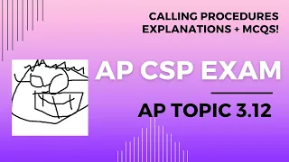 AP CSP Topic 3 12 - Calling Procedures