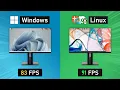 Windows vs Linux CachyOS Bazzite Nobara - AMD NVIDIA Benchmarks