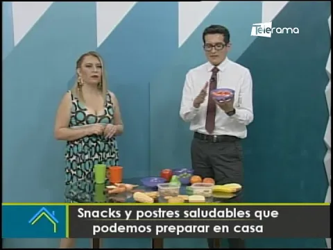 Snacks y postres saludables que podemos preparar en casa