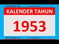 Download Lagu kalender tahun 1953 lengkap weton dean pasaran + gerhana