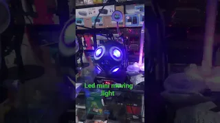 LED MINI MOVIING LIGHT كشاف ما ليزر لايت متحرك 