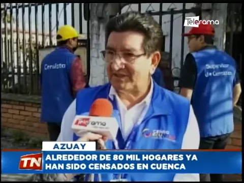 Alrededor de 80 mil hogares ya han sido censados en Cuenca