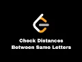 Leet Code 2399 Check Distances Between Same Letters In Arabic