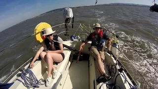 Just About Sailing August (plus one) 2016 – Family sailing, genoa trim and harbour fun