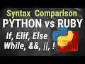 Python vs Ruby Conditional Statements