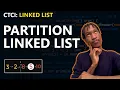 Partition Linked List - Cracking The Coding Interview