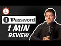 1Password Advanced Security Measures and Dark Web Monitoring Quick 1min Review