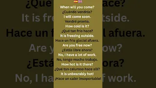 Learn Everyday Spanish And English Fast 