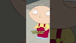 Stewie becomes a russian doll