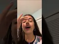 Malu Trevejo crying because drunk mom called the cops on her Insta ig live