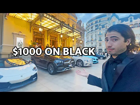 Download MP3 I Bet $1000 On Black At The Monte Carlo Casino In Monaco 🇲🇨