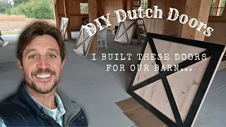 DIY Dutch Doors I built these dutch doors for our Amish barn