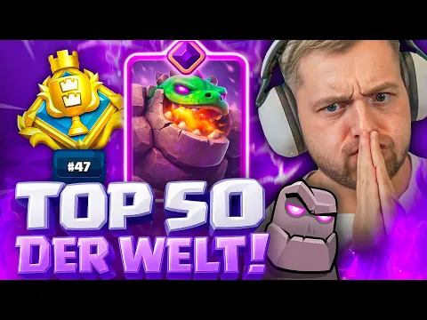 Video Thumbnail: 🏆👑PLATZ 1 der WELT BESIEGT in DUO RANKED! - BRUTALES Golem DECK in Clash Royale Duo