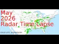 May 2026 US Weather Radar Time Lapse Animation