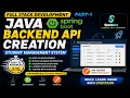 Full Stack Development with Java Spring Boot React Student Management System Project Part - 1