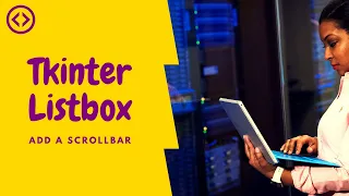 tkinter listbox how to add a scrollbar - python 3