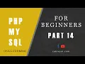 Part 14 User-Defined Functions in PHP PHP MYSQL tutorial for beginners full course