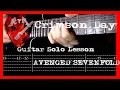 Lagu Crimson Day Guitar Solo Lesson - Avenged Sevenfold (with tabs)