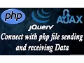 ajax jquery php connecting php file sending variables part 2