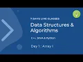 Data Structures Algorithms C JAVA Python 7 Days Bootcamp Day 1 Experience Tathastu
