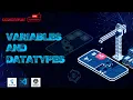 What are variables and data types in Dart Flutter development