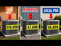 We Tested The Same 3-Ton AC From Costco Home Depot and Local Pro - One Clear Winner