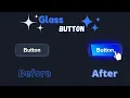 TRENDING CSS Glass Button Effect in 4 MINS using HTML CSS CSS Glassmorphism Button Effect