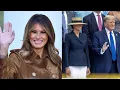 Melania Trump Attends Barron Trump s Graduation Wearing A 5K Dior Blazer And A Straw Hat
