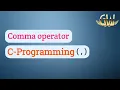 Comma operator In C-Programming Learn About C-Programming C-Programming For Beginner s
