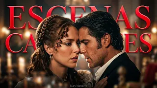 Algunas escenas de Amor, osadas y candentes en Grandes Historias de  telenovelas