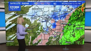 Winter Storm Alert 1 p m update from Tracy Hinson