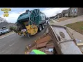 Garbage Truck ASMR - Bulky Trash Pickup 4K U