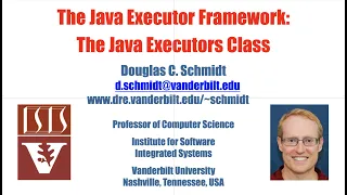 The Java Executor Framework The Java Executors Class