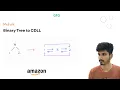 Convert Binary Tree to Circular Doubly Linked List Inorder Traversal Approach GFG Solution