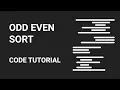 Odd Even Sort and Memory Allocation with Pointers in C