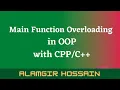 Main function overloading in OOP with