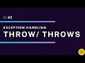 Java Exception Handling A Beginner s Guide to throw and throws keyword