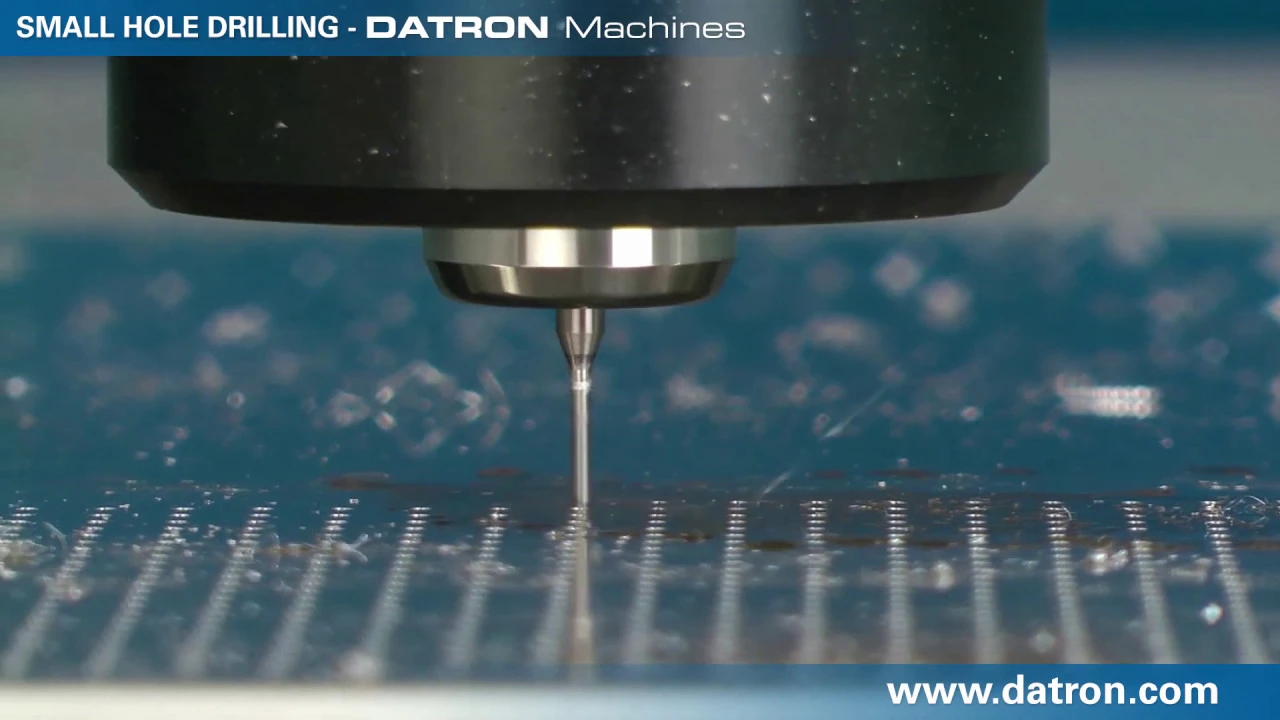 Small Hole Drilling with DATRON Machines