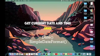 Getting the current date and time in Java Date and SimpleDateFormat CodeWithRonak