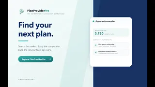 Search Form 5500 Retirement Plans with PlanProvider Pro
