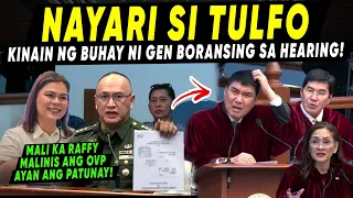 VPSARA GOODNEWS! KUMANTA si GEN BORANSING WENASAK si RAFFY TULFO ERWIN at RISA NATAMEME sa HEARING?