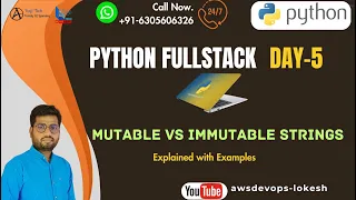 5 Python Day-5 Mutable vs Immutable Strings Explained with Examples