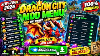 UPDATED‼️ Dragon City Hack/Mod APK 26.12.0 (Unlimited Money, Gems & Unlocked) Latest Works 2026
